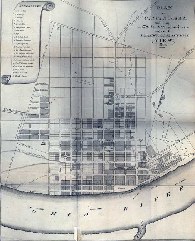 Plan of Cincinnati 1815