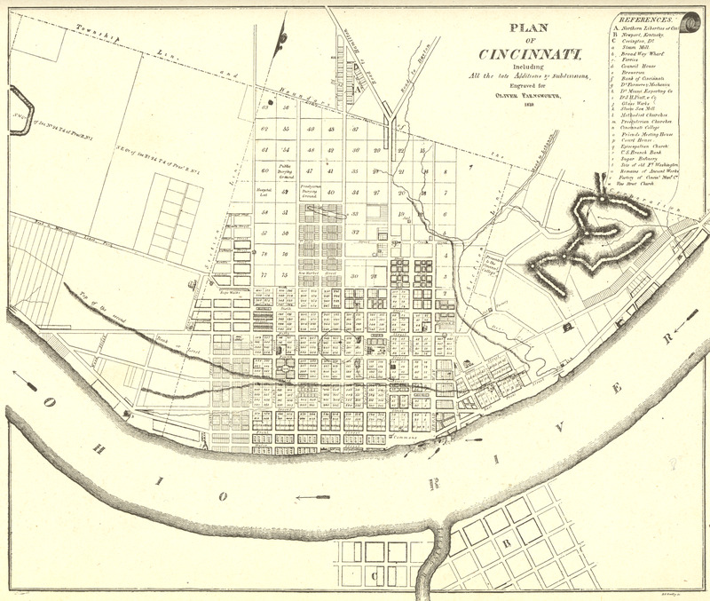 Plan of Cincinnati 1819