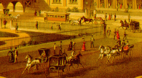 Cincinnati Industrial Exposition poster exterior (1875)
