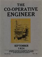 The Co-operative engineer. Vol. 04 No. 1 (September 1924)
