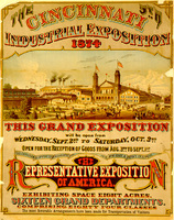 Cincinnati Industrial Exposition poster (1874)