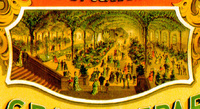 Cincinnati Industrial Exposition poster garden (1875)