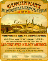 Cincinnati Industrial Exposition poster (1872)