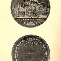Medals from the Cincinnati Industrial Exposition (1871)