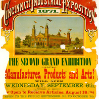 Cincinnati Industrial Exposition poster (1871)