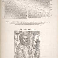 Portrait of Vesalius from his Epitome
