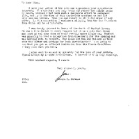 Victor Heintz correspondence relating to Joseph B. Strauss