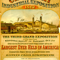 Cincinnati Industrial Exposition poster (1872)