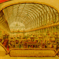 Cincinnati Industrial Exposition poster Main Hall (1875)