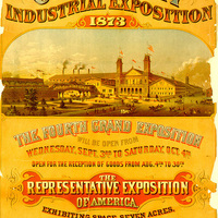 Cincinnati Industrial Exposition poster (1873)