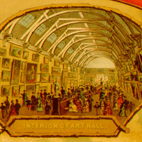 Cincinnati Industrial Exposition poster Art Hall (1875)
