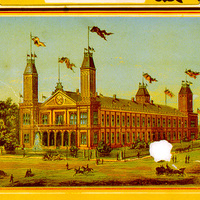 Cincinnati Industrial Exposition poster close-up (1871)