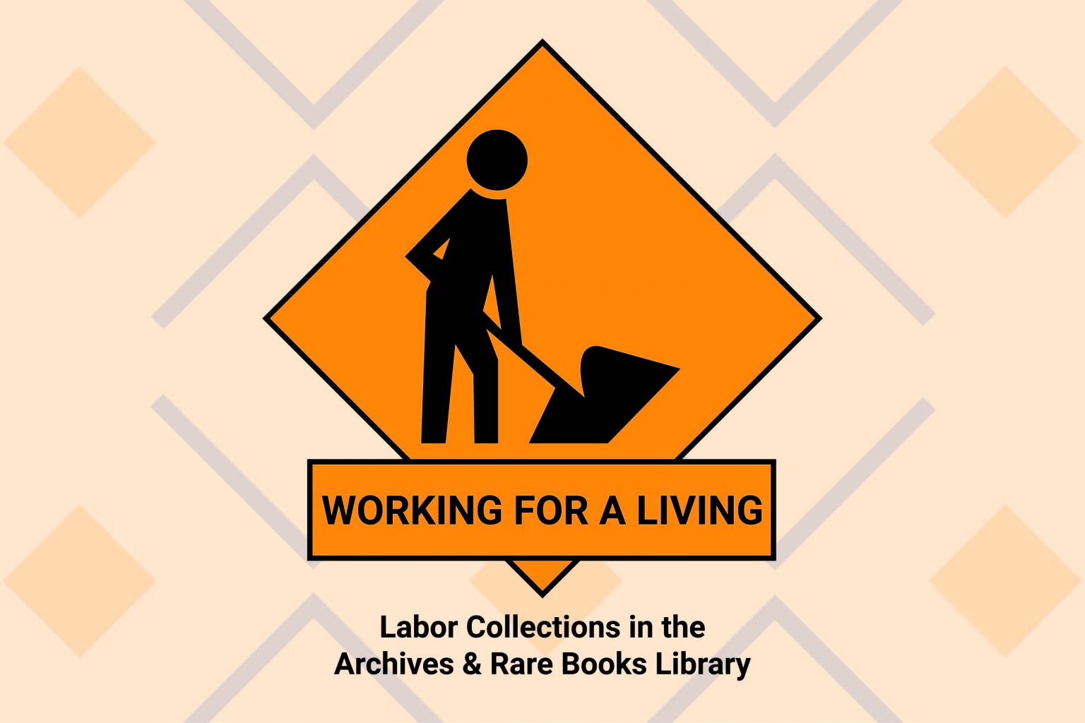 working for a living exhibit graphic