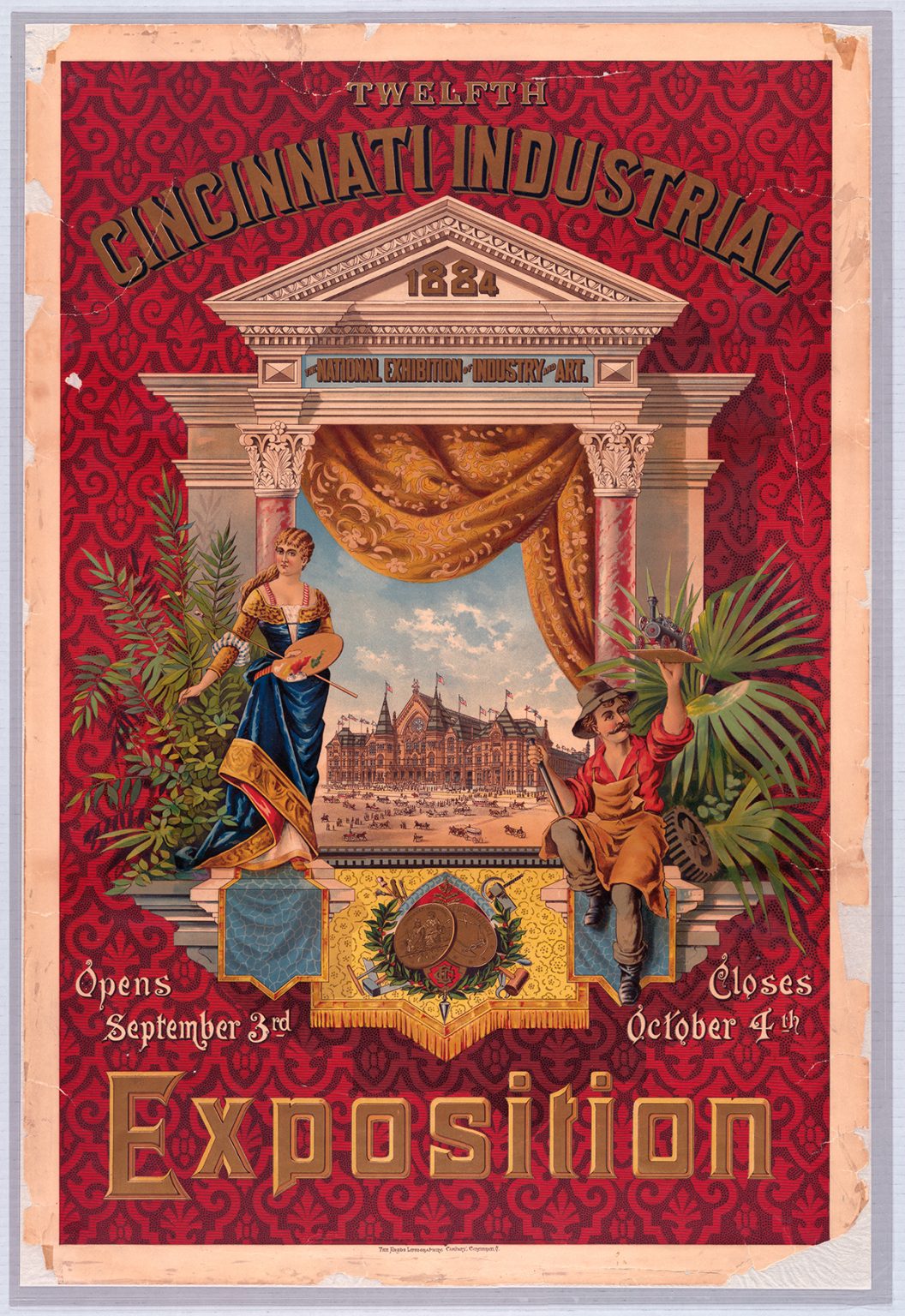 cincinnati industrial exposition poster