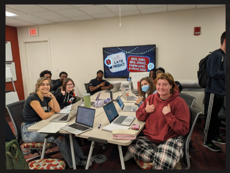 students in the after hours study