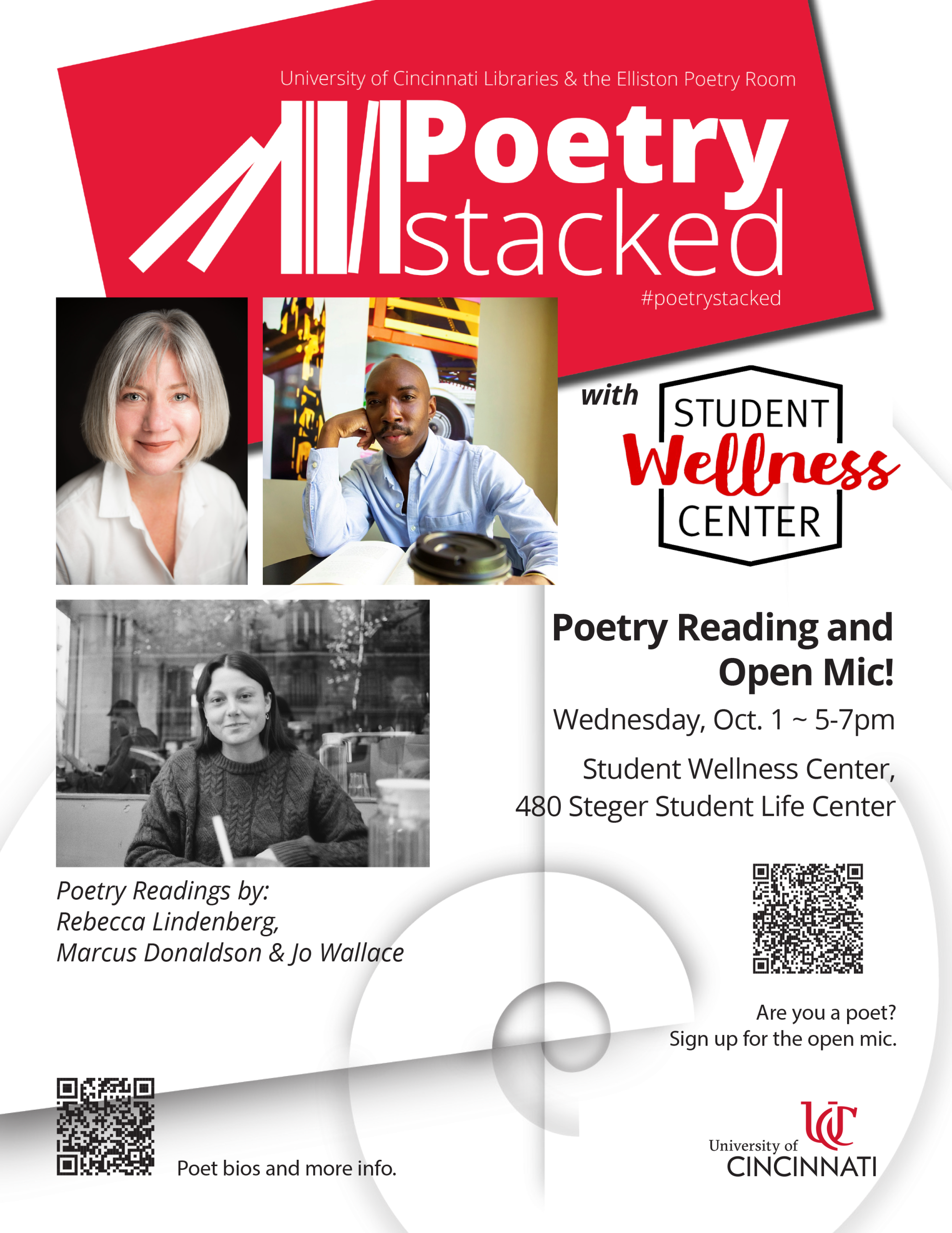 poetry stacked flyer