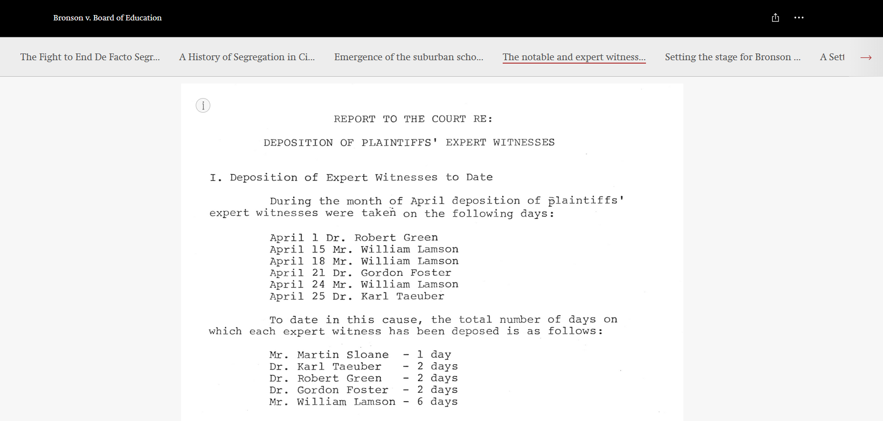 page from the bronson exhibit