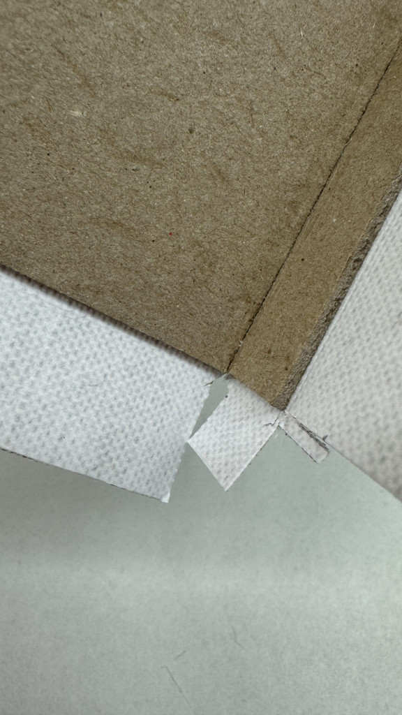 Photo showing the display stand being made