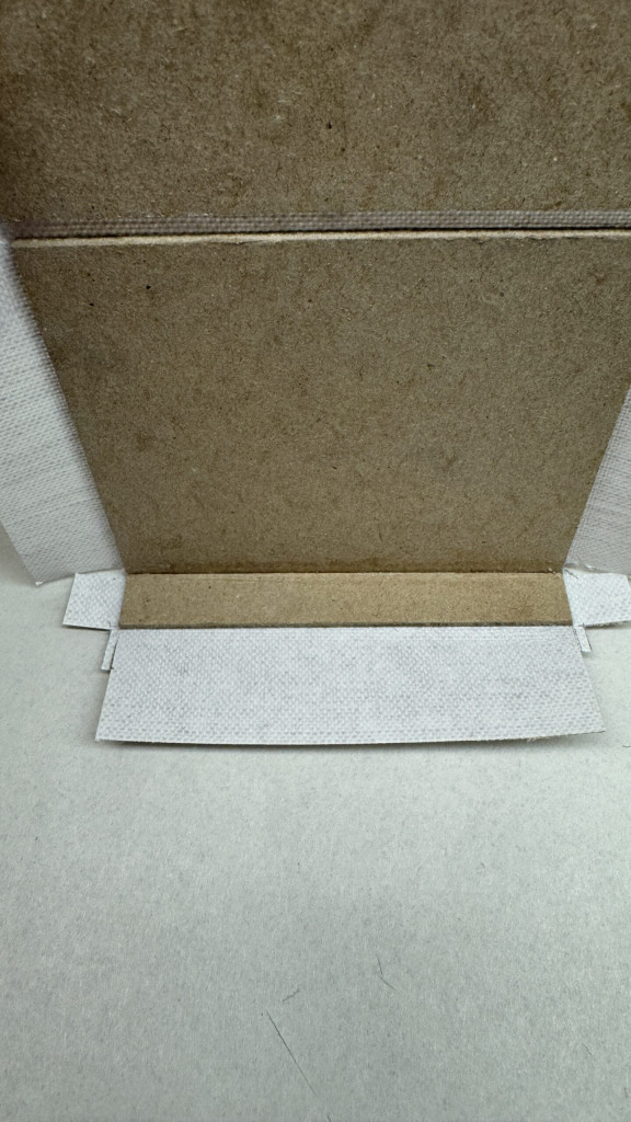 Photo showing the display stand being made