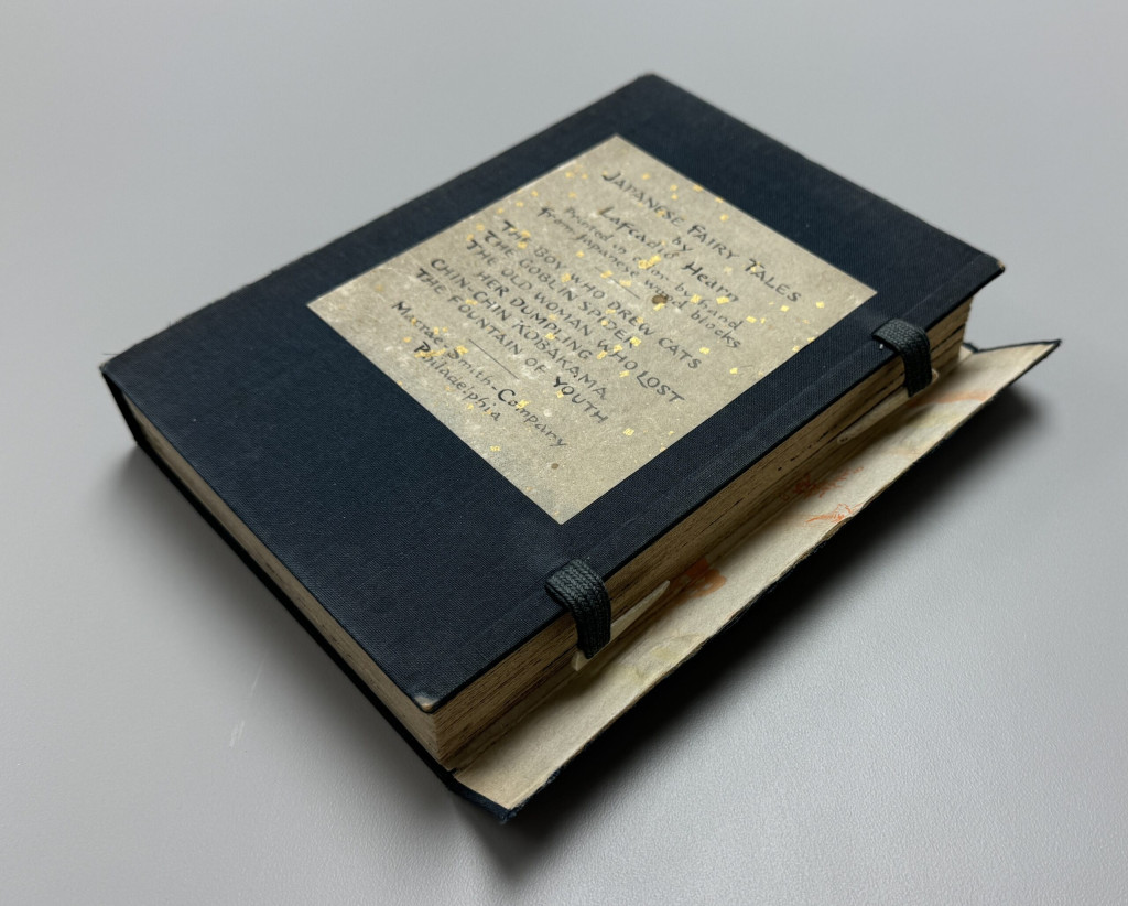 Original enclosure laying on a table