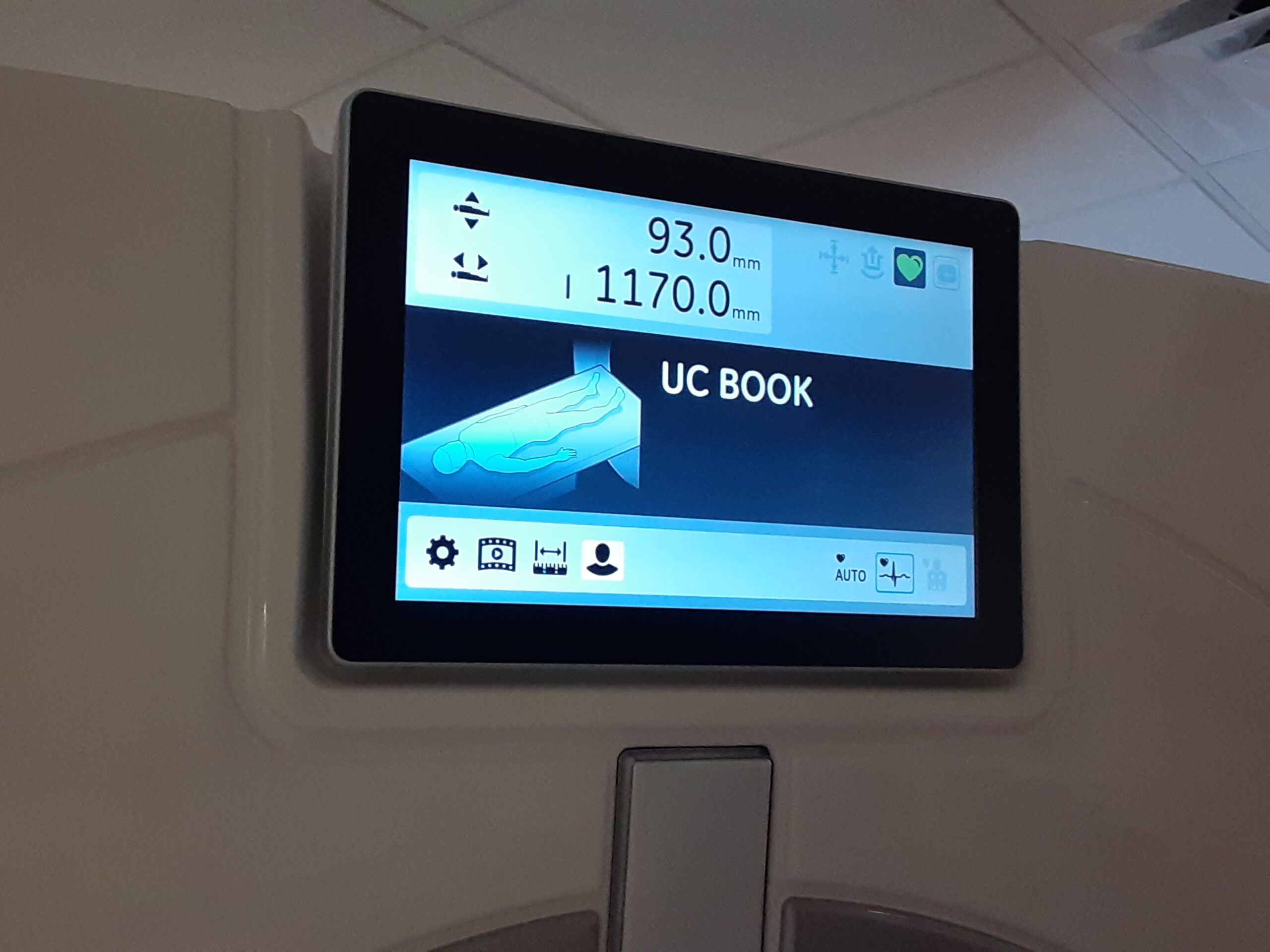 "UC Book" on screen being scanned