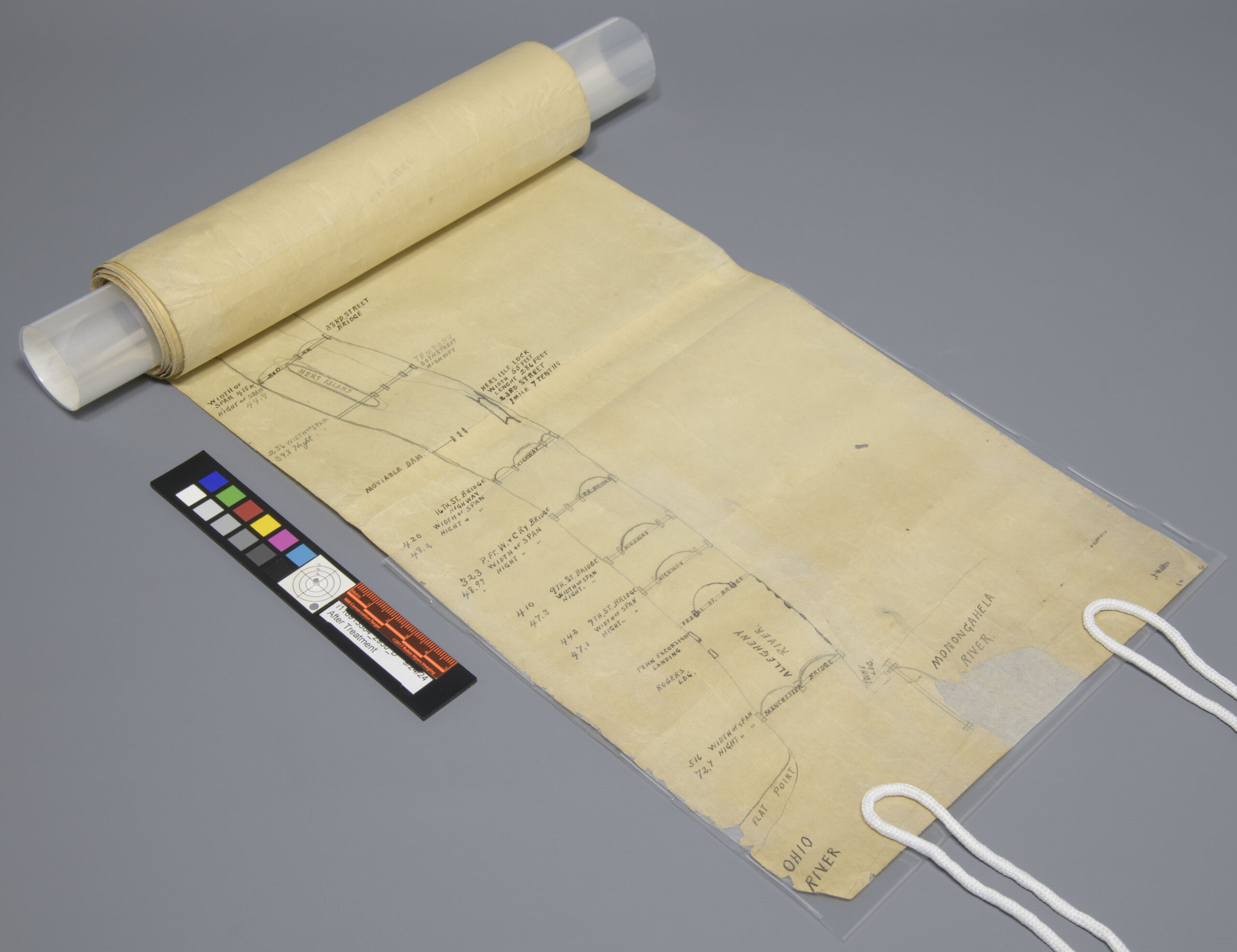 scroll partially unrolled